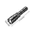 thumbnail image 3 of Adjustable Focus Zoomable Rechargeable Flashlight with Multiple Modes for Outdoor Emergency and Daily Use, 3 of 7
