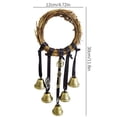 thumbnail image 2 of Blessing Bells Evil Spirit Wind Chimes Witch Bell Door Witchcraft Decor, 2 of 9