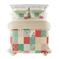 thumbnail image 5 of 3-Piece Quilt and Bed Set– Sweet Dreams Patchwork Pastel Floral Print by Somerset Home (King), 5 of 8