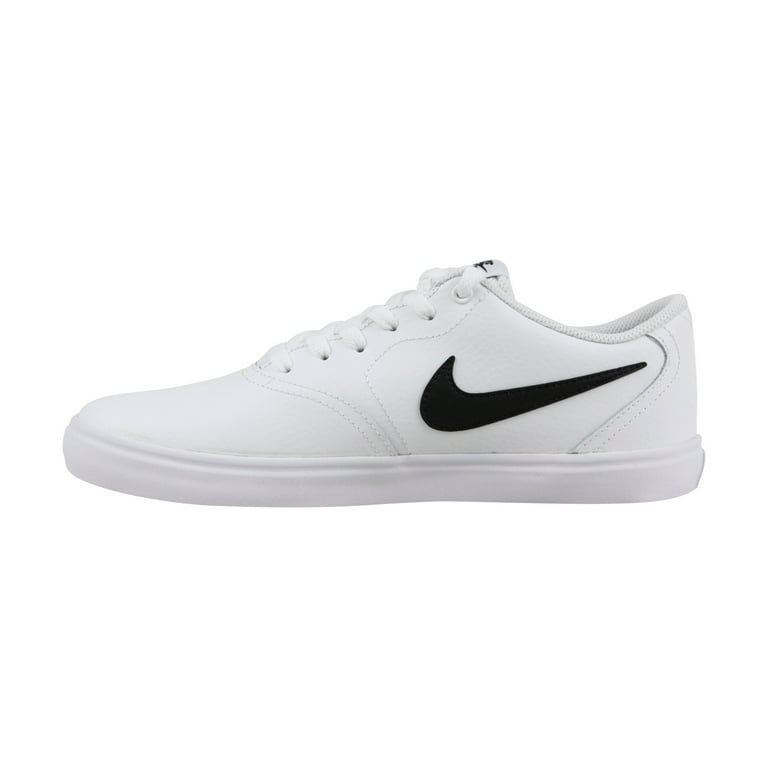 Nike Sb Solar Mens White Leather Sneakers Lace Up Skate