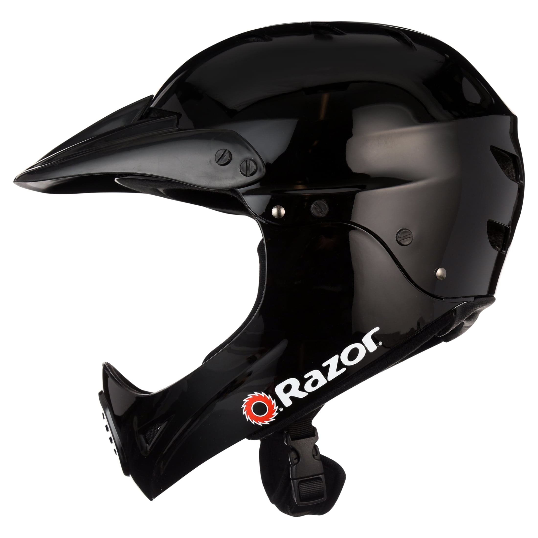 Razor Full Face Multi-Sport Youth Helmet, Glossy Black
