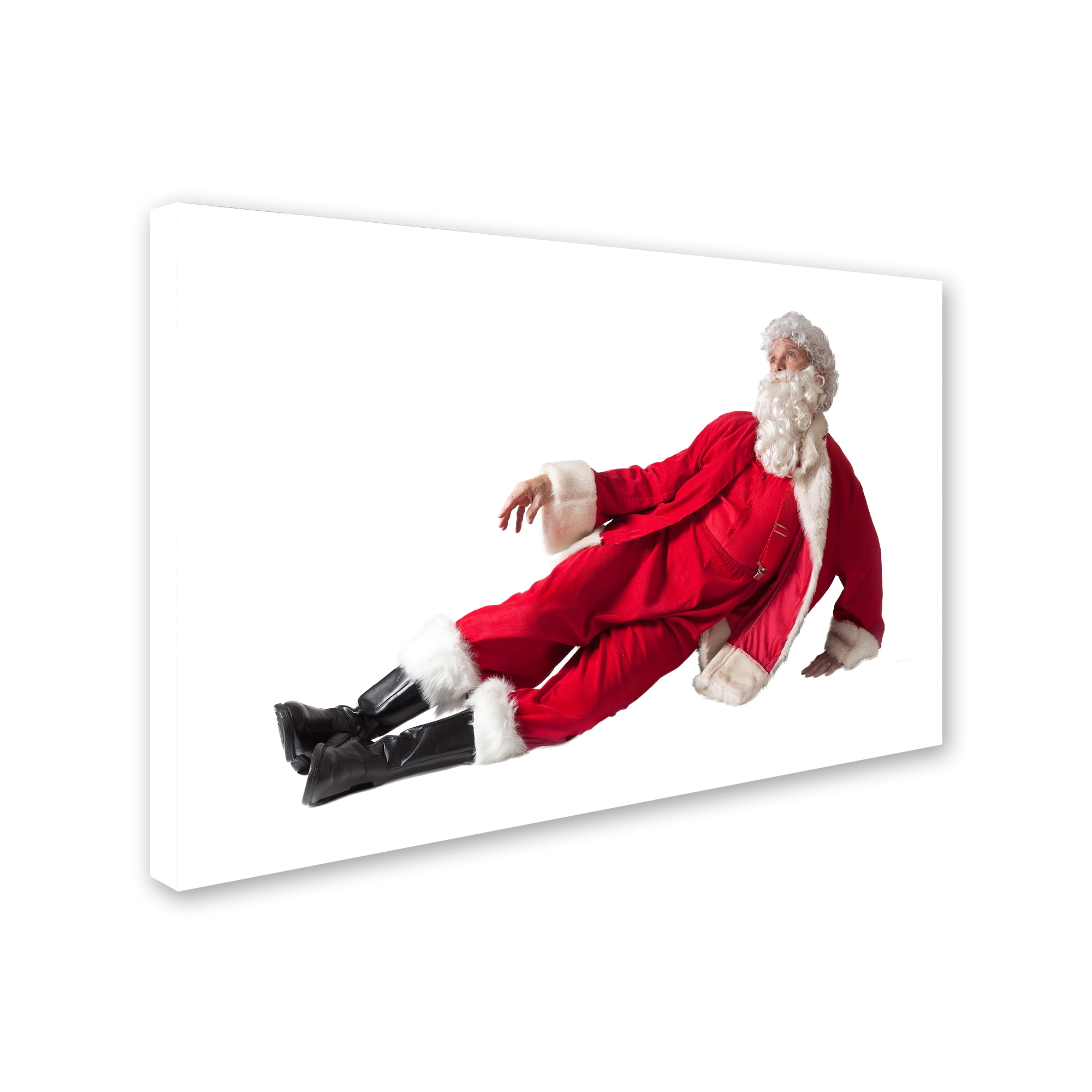 Trademark Fine Art 'Santa-lying-11096' Canvas Art by Ed Wheeler
