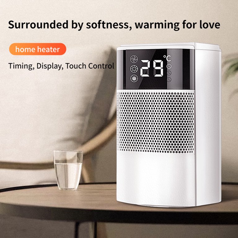 Lomubue Electric Heater Low-Noise Touch Control Fasting Heating Intelligent  Timing Low Power Consumption Cold Protection Three Gears Portable Electric  Space Heater for Home - Walmart.com