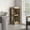Oak, variant on 14 Wine Bottle Space & Modern Style - 46" Tall Corner Cabinet for Dining