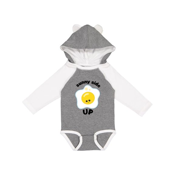 Inktastic Sunny Side Up Boys or Girls Long Sleeve Baby Bodysuit