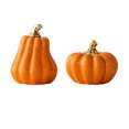 thumbnail image 5 of DVKOVI Orange Ceramic Pumpkin Decorations Halloween Thanksgiving Pumpkins Decor for Farmhouse Table Centerpiece A One Size, 5 of 5