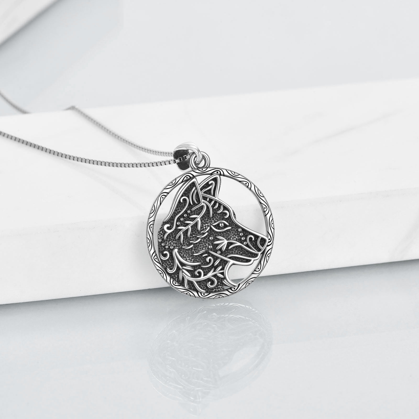 Wolf necklace best sale walmart