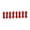 Red, variant on Binwennn Smart Ornament Wood Fence P Alisade Miniature Garden Home Decoration Mini DIY Craft Micro