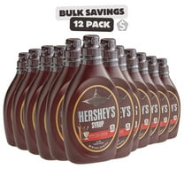 HERSHEY'S Special Dark Chocolate Syrup 21.09 fl. oz. (22 oz.) - 12/Case