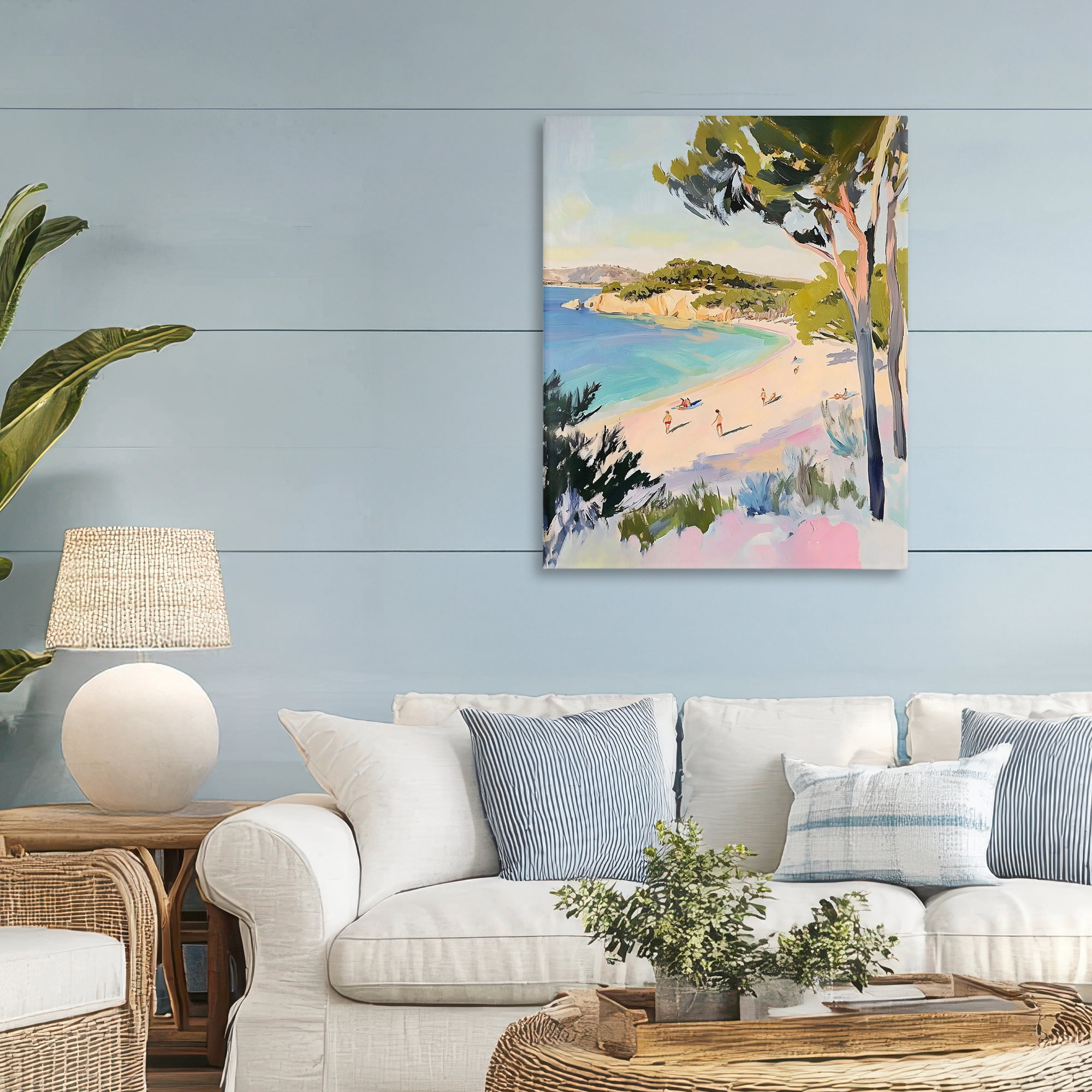 Stupell Industries Amalfi Coast Beach Escape Canvas Wall Art, design by The Prints Vibe