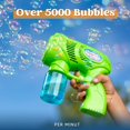 thumbnail image 2 of Bubble Guns JOYIN 2 con solución de recarga de burbujas para 2 botellas, 2 of 9