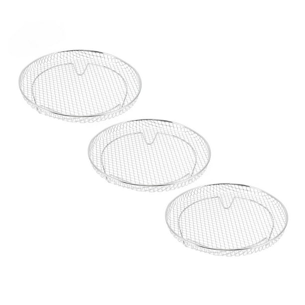 Rejillas Para Deshidratador De Freidora De Aire, Rejillas Para Deshidratador De Freidora De Aire Seguro Durable 3 Piezas Deshidratación De Carne De Frutas Para Freidora De Aire ANGGREK AH2925