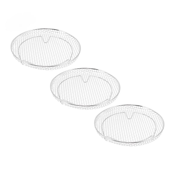 Durable Stainless Steel Air Fryer Accessories, 3,Pack Dehydrator Racks For Faster Meal Prep