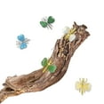 thumbnail image 3 of Sunjoy Tech Butterfly Ornament Handcrafted Natural Materials Polished Good Meaning Vivid Wealth And Luck Natural Faux Crystal Butterfly Statue Home Supplies, 3 of 8