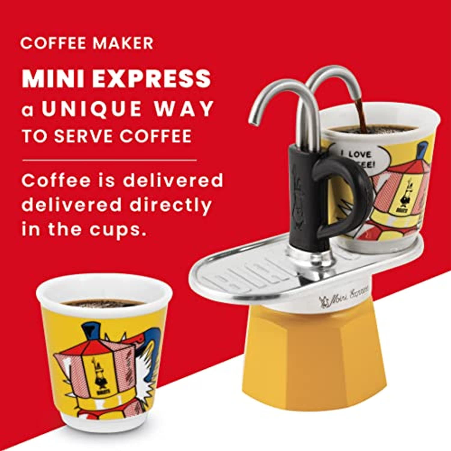 Mini Cafetera Gusto, Share a coffe for Mini, Correos Market
