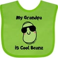 thumbnail image 3 of Inktastic Cool Beans Grandpa Boys or Girls Baby Bib, 3 of 4