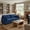 71'' Blue, variant on Asofer 75" Loveseat Corduroy Cloud Sofa, Deep Seat 2 Seater with Washable Cushion & 2 Pillows for Living Room Apartment, Gray