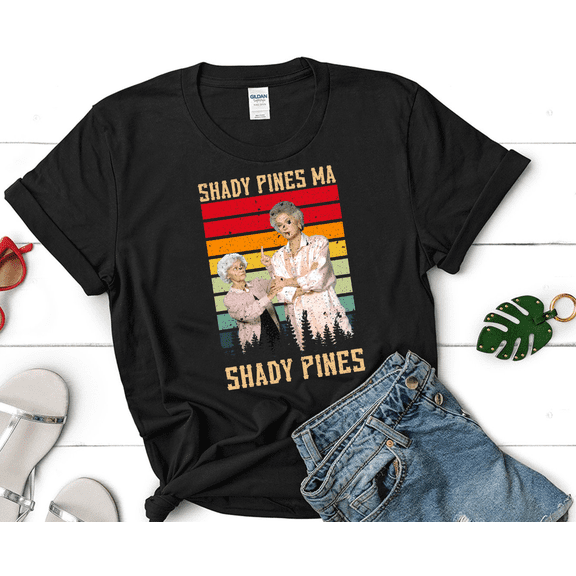 Shady Pines Ma The Golden Girls Vintage T-Shirt, Dorothy Zbornak Shirt, Sophia Petrillo Shirt, Golden Girls Shirt, Stay Golden Shirt
