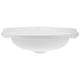 thumbnail image 4 of ColoMX Lavabo pequeño para baño: lavabo de pared, lavabo triangular flotante de esquina, lavabo de tocador con orificio para grifo para baños domésticos., 4 of 7