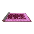 thumbnail image 2 of Ahgly Company Indoor Square Oriental Pink Industrial Area Rugs, 4' Square, 2 of 4