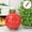Red, variant on EUDIDV Christmas Ornaments Inflatable Christmas Decoration Ball Festive Outdoor Courtyard Pendant Printed PVC Toy Ball Xmas Tree Decor