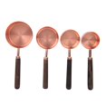 thumbnail image 2 of ANGGREK Kitchen Measuring Tool,Measuring Spoon Set,4pcs/Set Household Stainless Steel Rose Gold Measuring Spoon Set Kitchen Baking Tools, 2 of 8