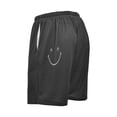 thumbnail image 4 of Relaxed fit printed pajama bottoms, sizes S to XXL Black Smiley Face, 4 of 7