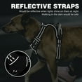 thumbnail image 4 of Dog Harness for Medium Dogs, No Pull Pet Harness with 2 Leash Clips, Adjustable Soft Padded Dog Vest Handle, Reflective No Choke Pet Vest Harness, Black, M, 4 of 7