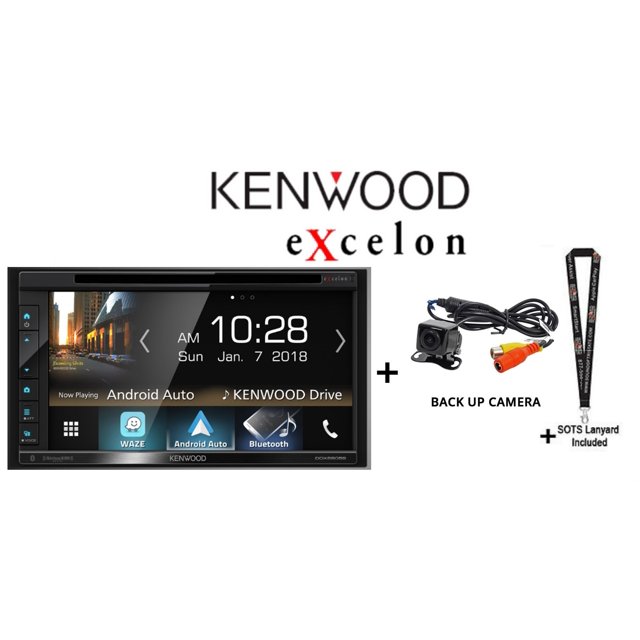 Kenwood DDX6905S 6.8" WVGA doubleDIN Multimedia DVD Receiver with