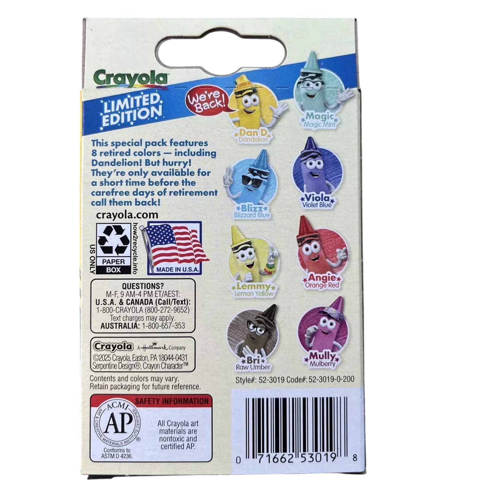 Crayola Limited Edition Retired Colors Crayons, Coloring Book & Sharpener Bundle