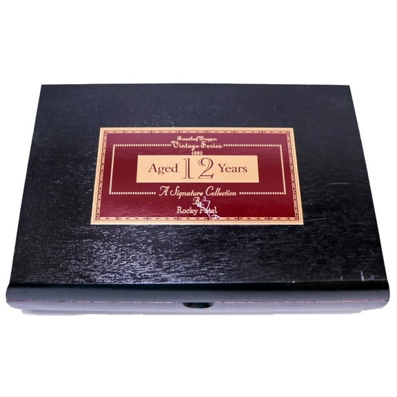 Rocky Patel Sixty Aged 12 Years Empty Wood Cigar Box 10.5" x 7" x 2.25"