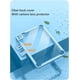 thumbnail image 5 of Funda con teclado vertical para iPad Air de 5.ª generación, 4.ª generación, 10,9 pulgadas, con panel táctil, bonito teclado de color, cubierta trasera magnética transparente, teclado táctil BT, 5 of 7
