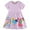 Purple rainbow, variant on WIBACKER 2-7T Kids Girls Summer Casual Dresses Cotton Short Sleeve Crew Neck Dress for Toddler - 1 Piece Blue Town