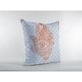 thumbnail image 3 of 16â€ Blue Orange Hamsa Indoor Outdoor Zippered Throw Pillow, 3 of 4