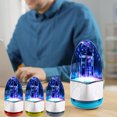 thumbnail image 1 of Altavoz Bluetooth con luces LED de baile de agua - altavoz inalámbrico portátil, 8 horas de juego, alcance de 10 m, sonido hi-fi para decoración interior/exterior, 1 of 7