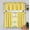 Yellow, variant on Cotton Gingham Checkered 3 Piece Window Valance Set (7 Colors)