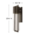 thumbnail image 3 of Hinkley Lighting - Shelter - 1 Light Medium Outdoor Wall Lantern in Transitional, 3 of 24