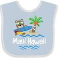 thumbnail image 3 of Inktastic Maui Hawaii Cute Vacation Boys or Girls Baby Bib, 3 of 4