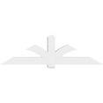 thumbnail image 2 of 84"W x 24 1/2"H x 6"D x 6"F, 7/12 Pitch, Redmond Architectural Grade PVC Gable Bracket, 2 of 8