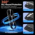 thumbnail image 4 of CASEFIV for Samsung Galaxy S26 Plus Camera Lens Protector Tempered Glass Camera Cover,9H Hardness Aluminum Metal Lens Film,Anti-Scratch Strong Stickiness Case Friendly,1 Pack Black, 4 of 8