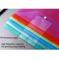 thumbnail image 1 of pitrice 12 Pcs A4 Plastic Envelopes Waterproof Clear Document File Folders Tutorial Organizer Pouch Bag School Office Supplies Red, 1 of 9