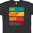 thumbnail image 4 of Inktastic Team Roping Eat Sleep Rope Repeat T-Shirt, 4 of 5