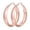 Rose Gold-40mm, variant on YOUNGYUE 14K Gold Plated Hoop Earrings for Women, Big Chunky Gold Hoops, Hypoallergenic 925 Sterling Silver Post, 25mm