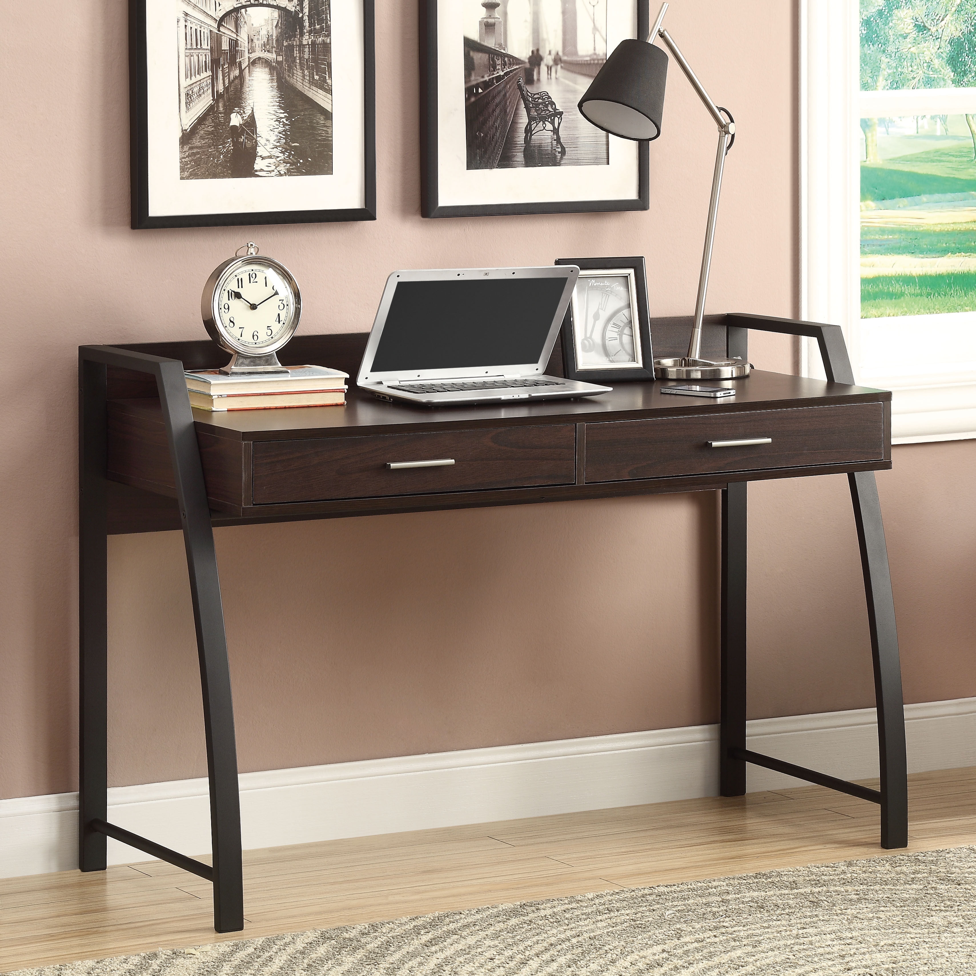 Table Desk With Curved Legs Com