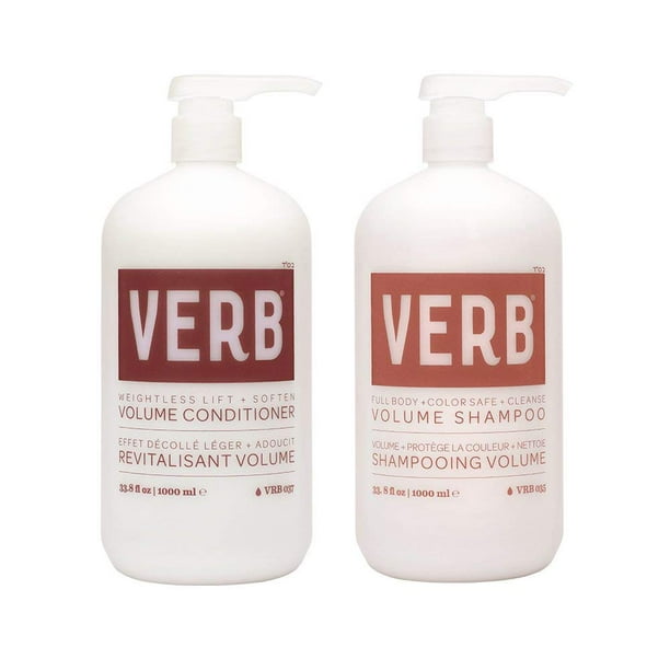 Verb Verb Volume Shampoo and Conditioner Duo 33.8 oz Each Walmart