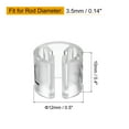 thumbnail image 2 of Marcadores de percha de ropa de 160 piezas, etiquetas de tamaño XL, adecuadas para varillas de 3.5 mm, etiqueta de color para perchas de ropa, transparente, 2 of 7