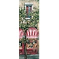 thumbnail image 2 of St. John, Mark 9x18 White Modern Wood Framed Museum Art Print Titled - Red Striped Awning, 2 of 4