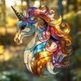 thumbnail image 3 of Unicorn ACRYLIC SUNCATCHER Colorful Unicorn Window Hanging Rainbow Unicorn Gift for Little Girls Kids Room Decor Birthday Gift For Daughter 1836426247 2183, 3 of 3