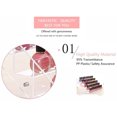 thumbnail image 2 of Makeup Box, Transparent 4 Tires Nail Polish Display Holder  For Desk, 2 of 5