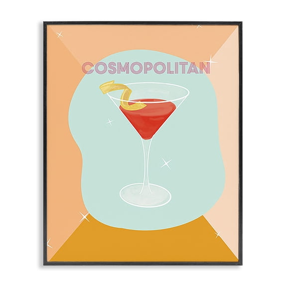 Stupell Industries Mid-Century Black Framed Giclee Art, 11 x 14, by Ashley Singleton
